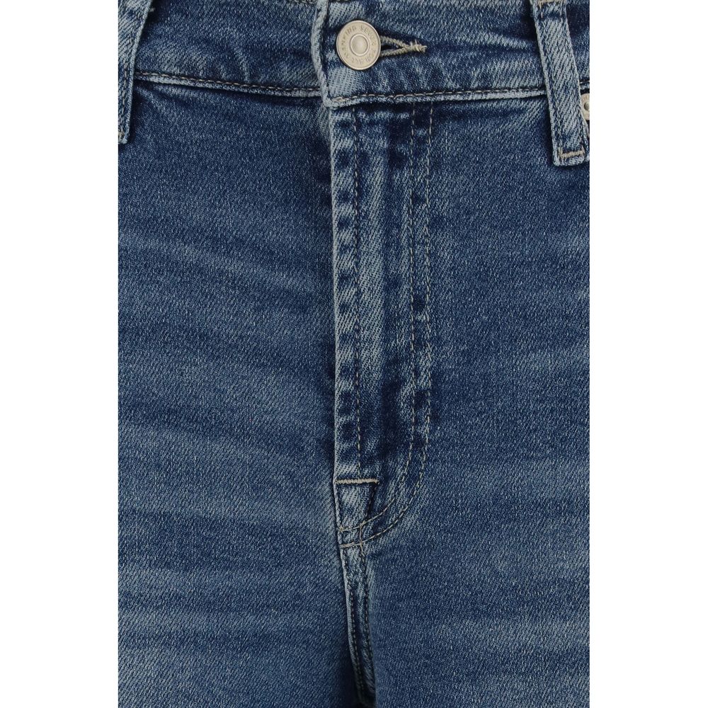 Jean évasé en coton bleu 7FOR