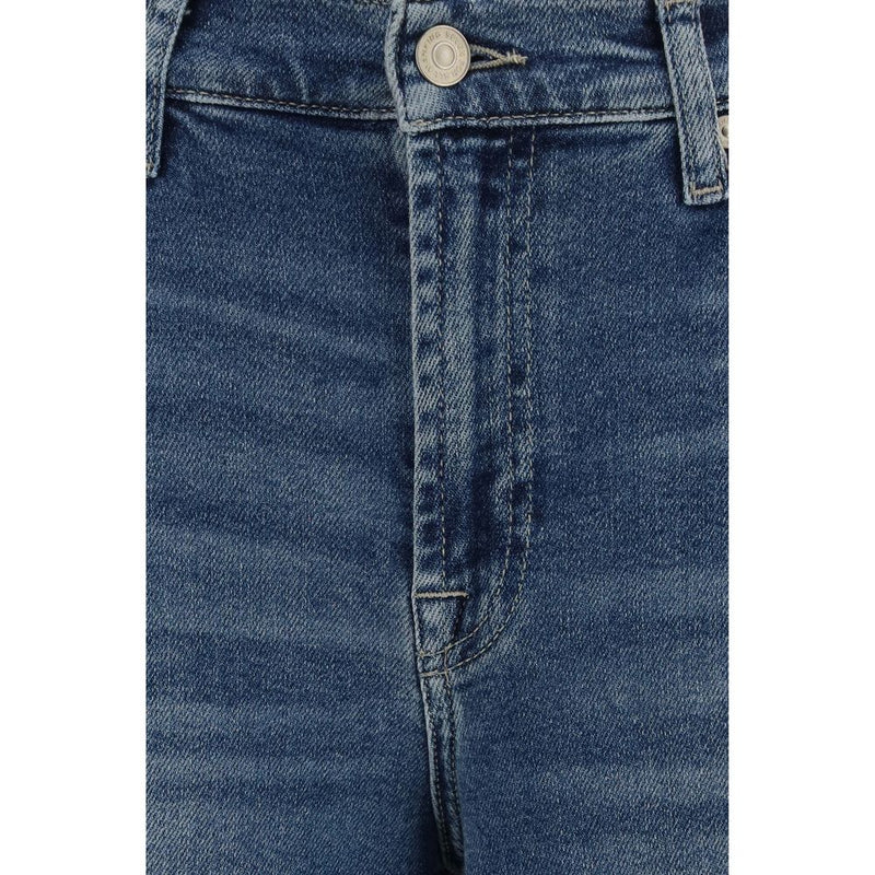 Jean évasé en coton bleu 7FOR