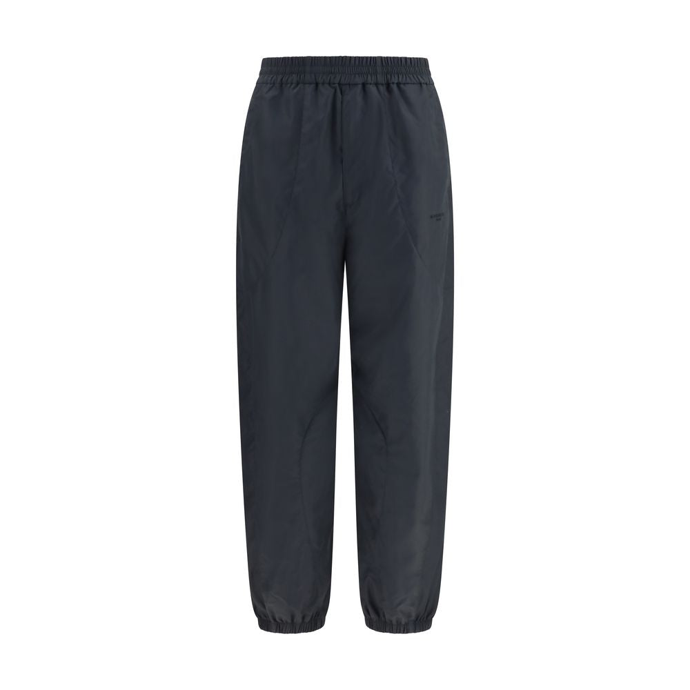 Givenchy Black Cotton Joggers - Couture Seam Design