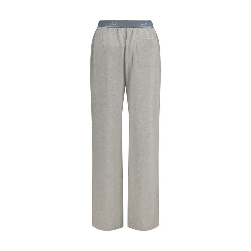 Kenzo Gray Cotton Joggers - Signature Stretch Pants