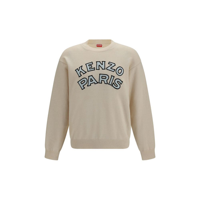 Kenzo Beige Wool Oves Aries Sweatshirt