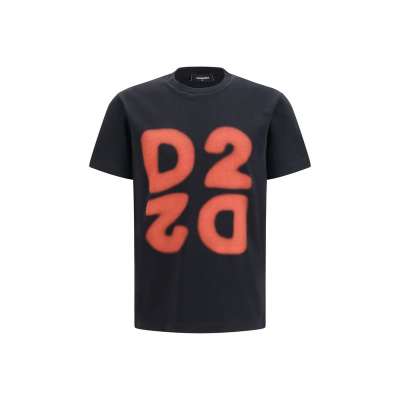 Dsquared² Black Cotton T-Shirt - Contemporary Casual Style