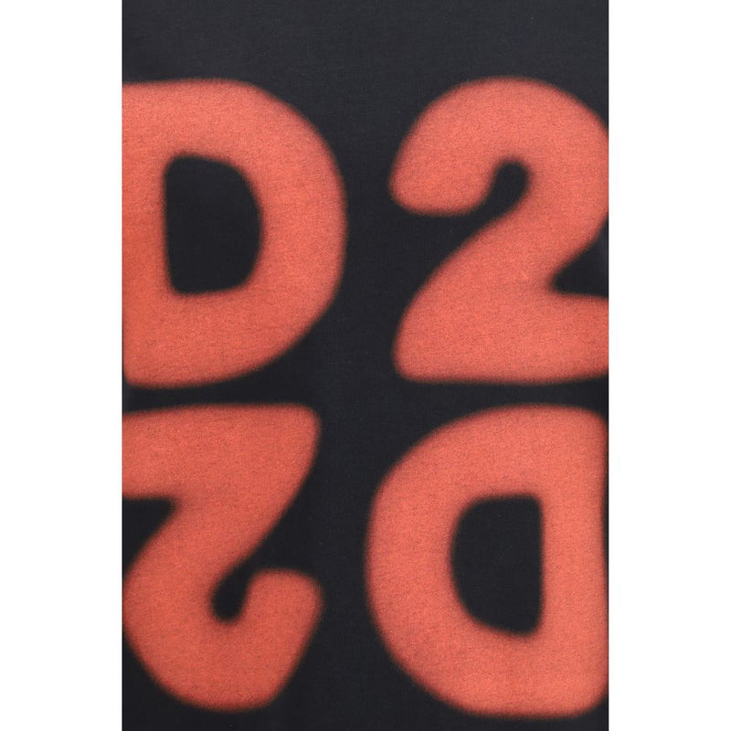 Dsquared² Black Cotton T-Shirt - Contemporary Casual Style