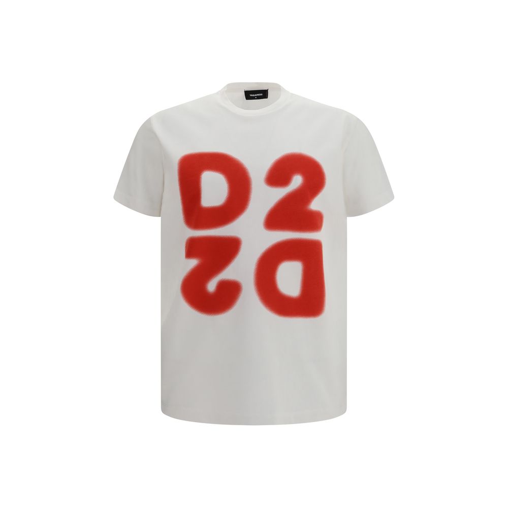 Dsquared² White Cotton T-Shirt for Men