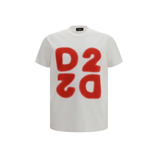 Dsquared² White Cotton T-Shirt for Men