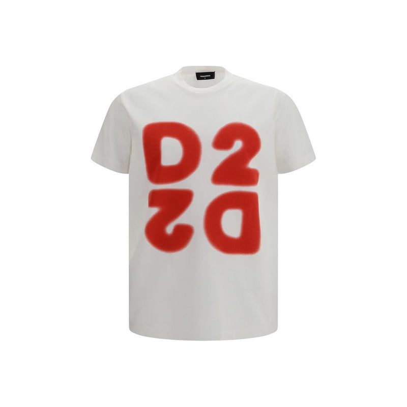 Dsquared² White Cotton T-Shirt for Men