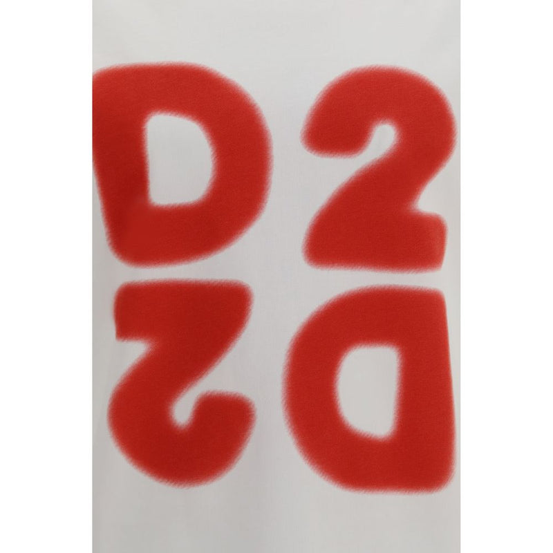 Dsquared² White Cotton T-Shirt for Men