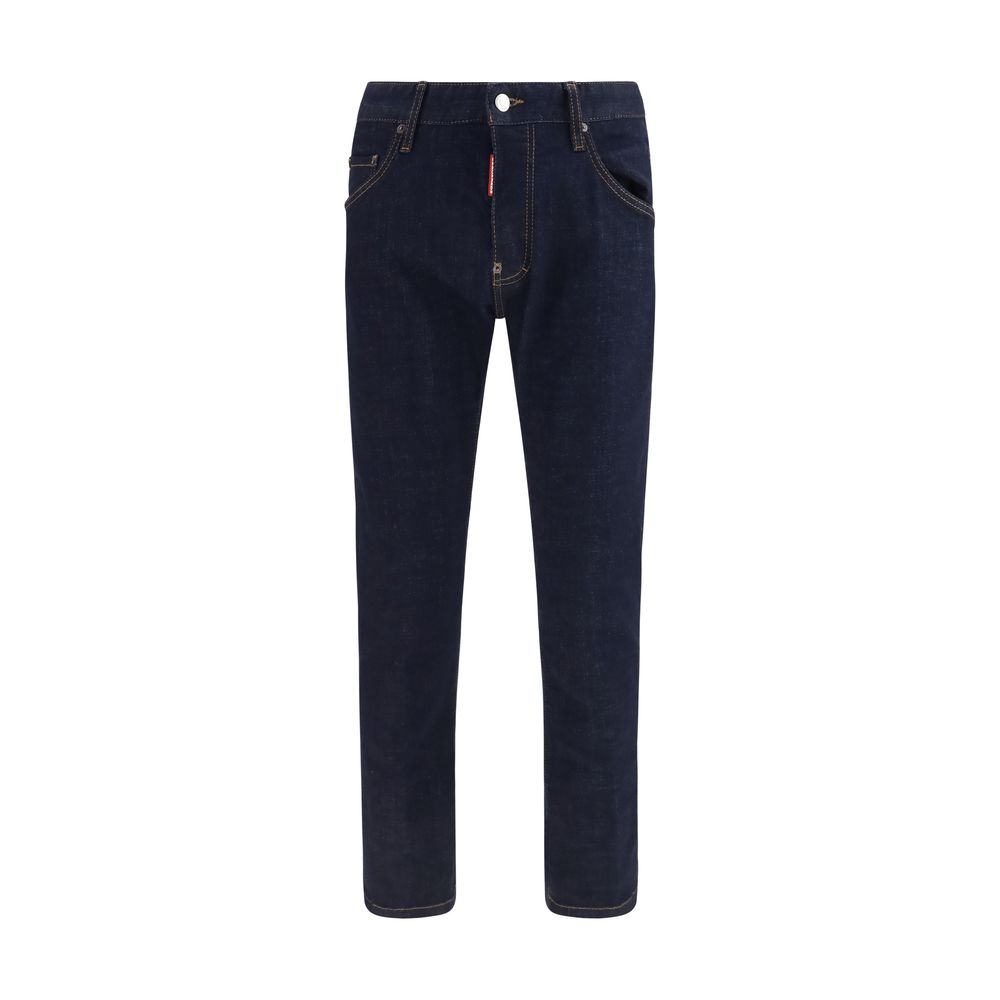 Dsquared² Blue Cotton Slim Fit Jeans for Men