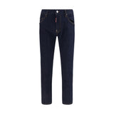 Dsquared² Blue Cotton Slim Fit Jeans for Men