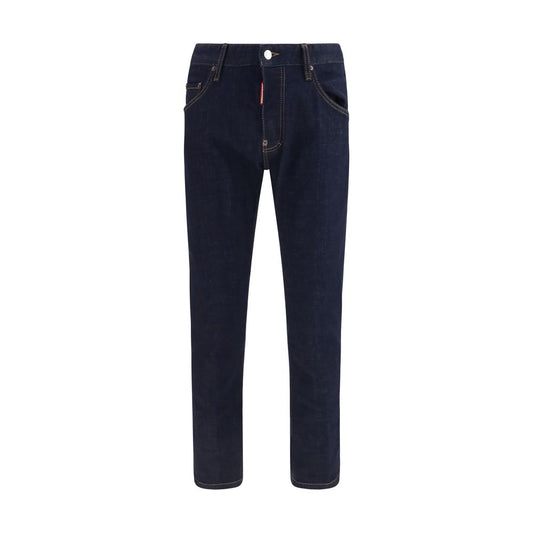 Dsquared² Blue Cotton Slim Fit Jeans for Men