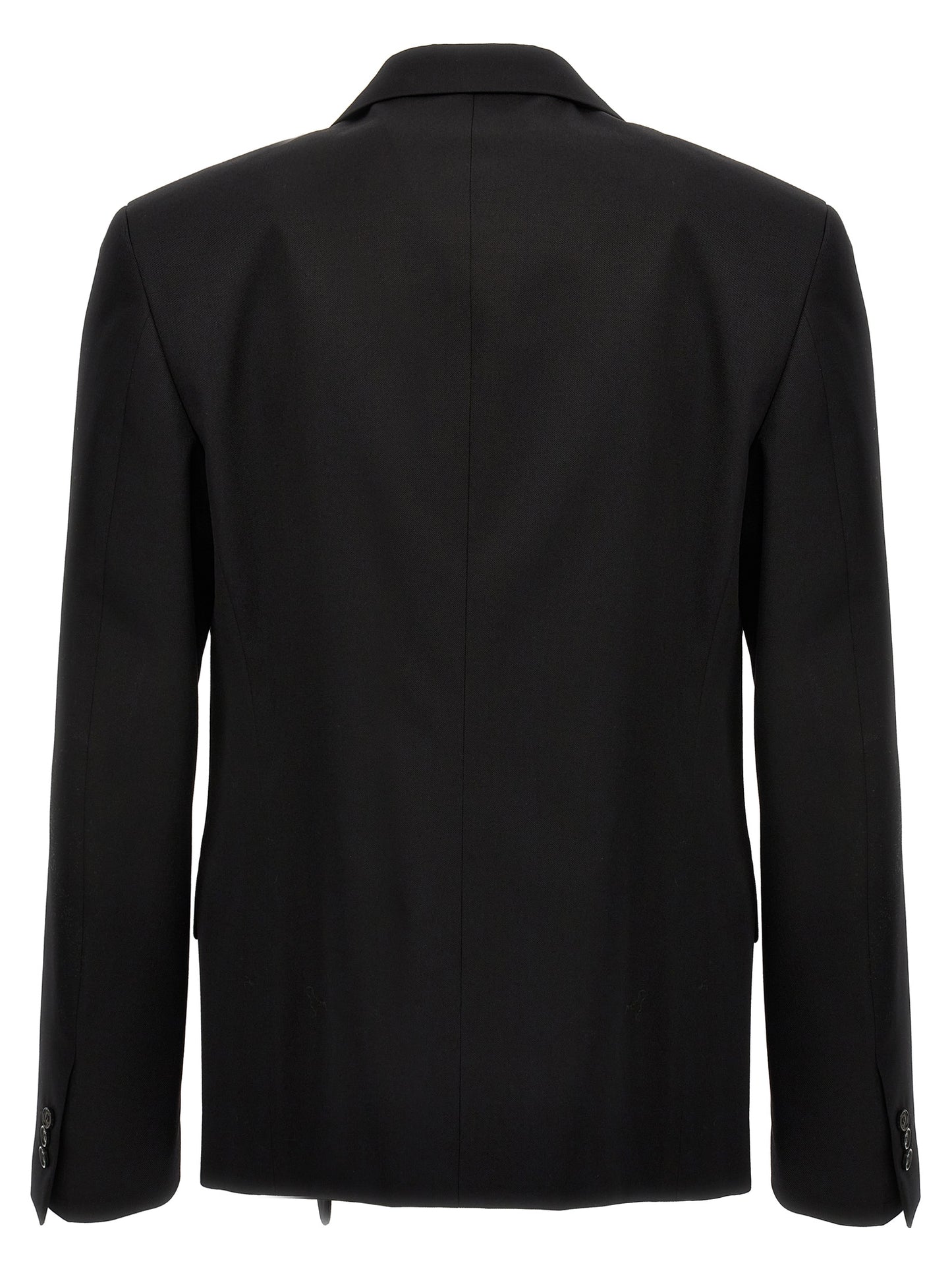 Off-White Black Wool Blazer