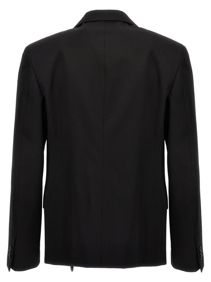 Off-White Black Wool Blazer