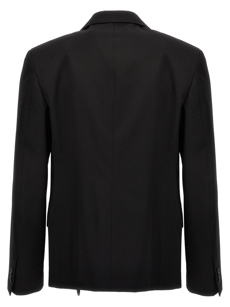 Off-White Black Wool Blazer