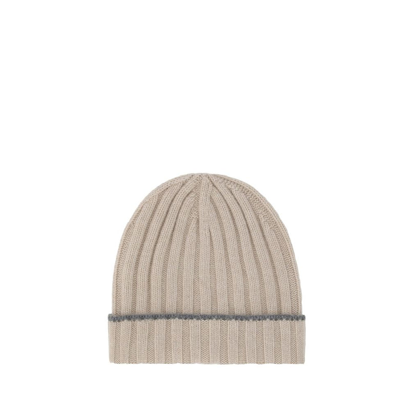 Brunello Cucinelli Brown Cashmere Beanie