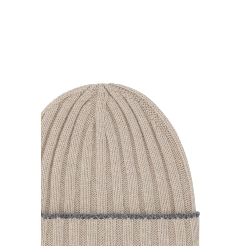Brunello Cucinelli Brown Cashmere Beanie