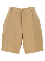 Short Bermuda Fortela en coton beige