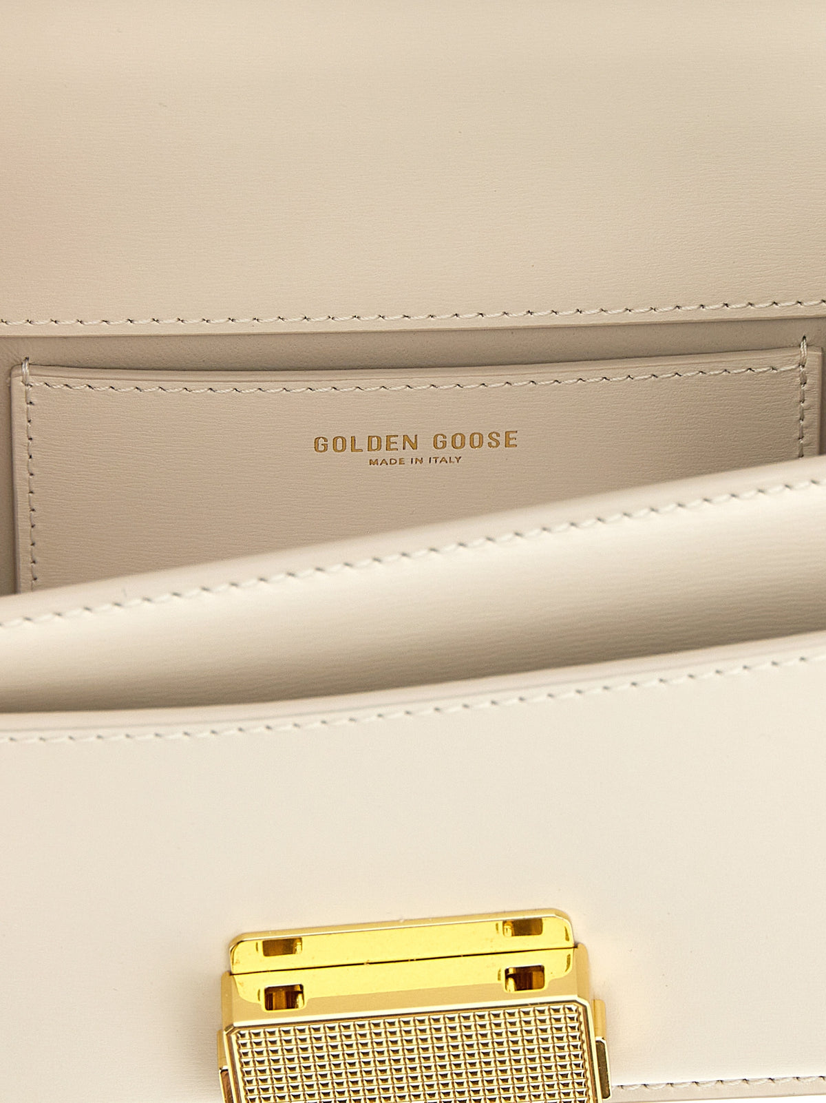 Golden Goose Venezia Small White Cowhide Handbag