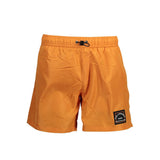 Short de bain Karl Lagerfeld orange en polyester pour homme