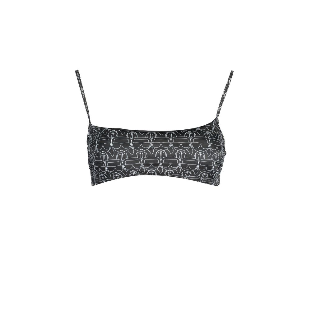 Maillot de bain Karl Lagerfeld noir en polyester pour femme
