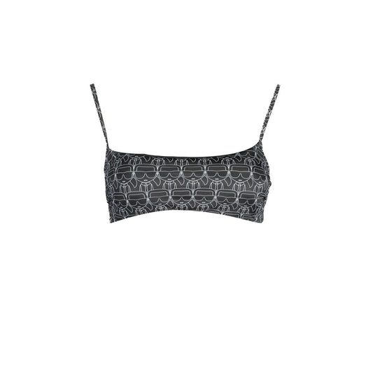 Maillot de bain Karl Lagerfeld noir en polyester pour femme