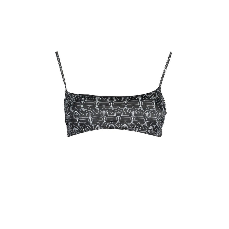 Karl Lagerfeld Black Polyester Women's Swimsuit