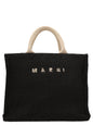 Marni Black Cotton Tote Bag