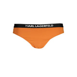 Karl Lagerfeld Arancione Poliammide Femme Swim Briefs