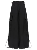 Palm Angels Black Polyamide Casual Pants