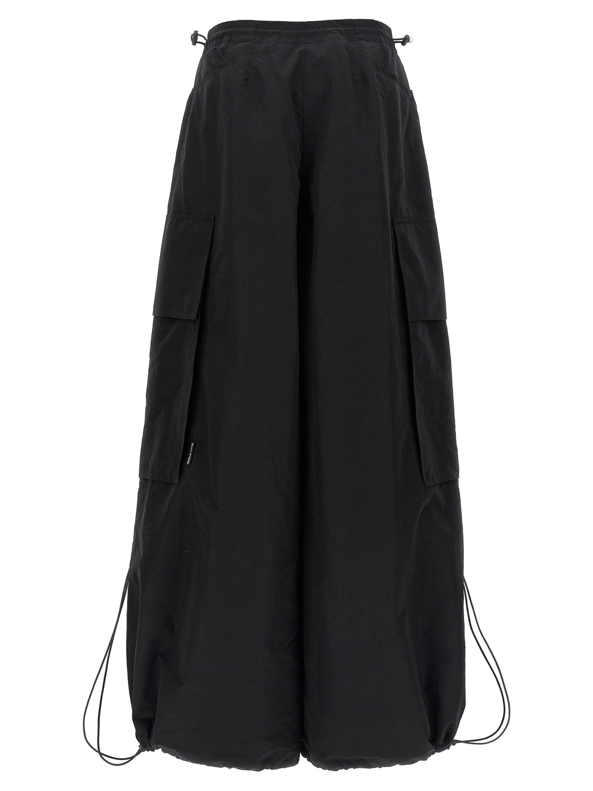Palm Angels Black Polyamide Casual Pants