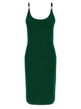 Robe midi bicolore en viscose Versace