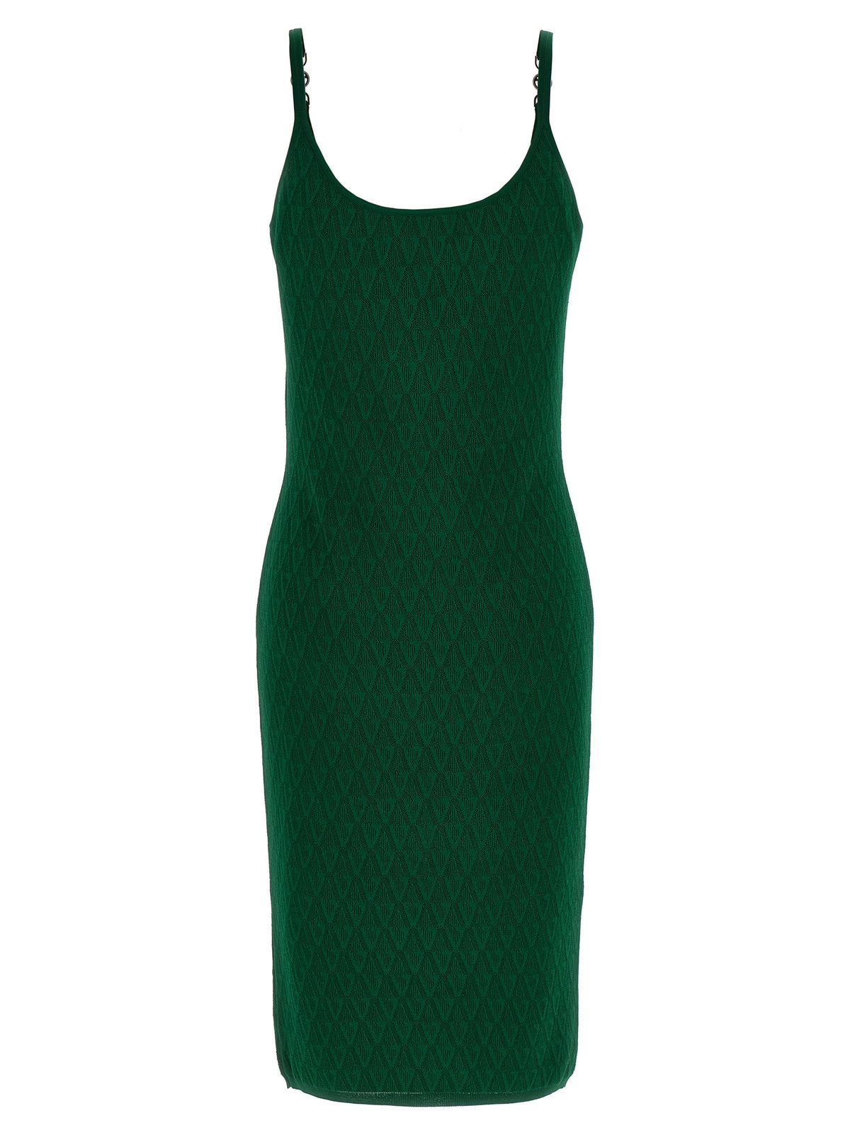 Robe midi bicolore en viscose Versace