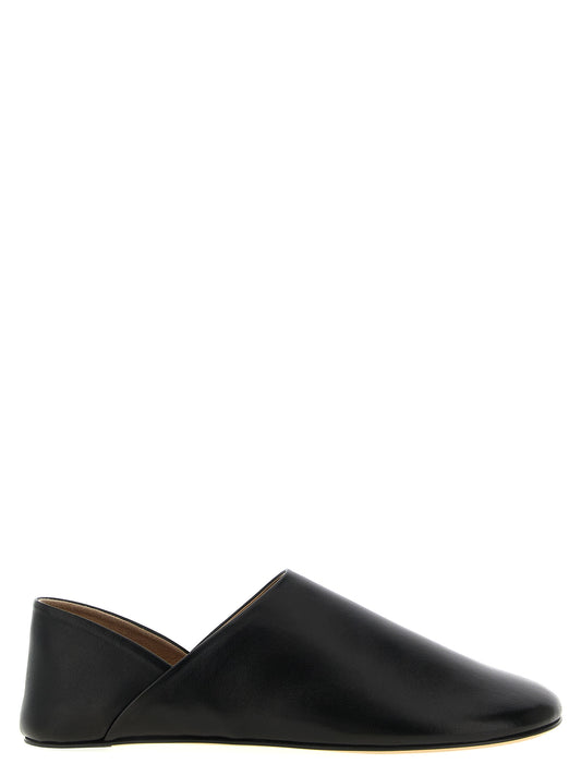 J.W.Anderson Black Lamb Leather Mules - Stylish and Versatile