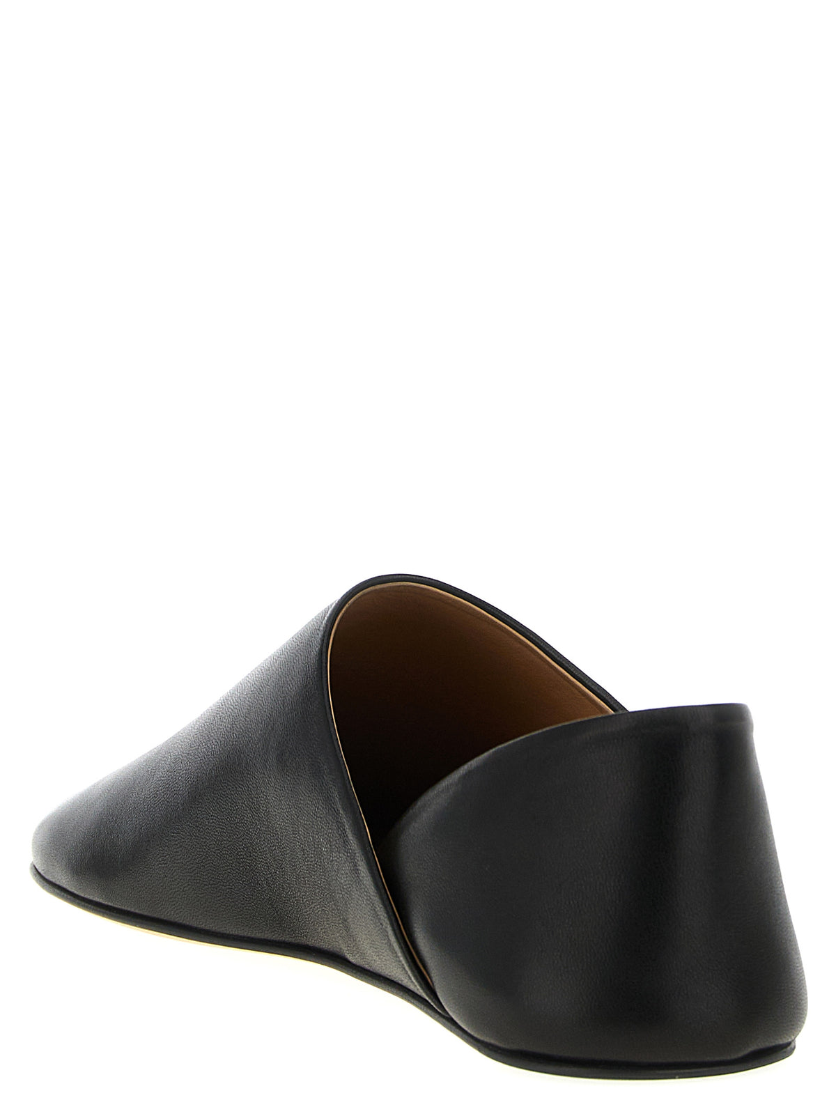 J.W.Anderson Black Lamb Leather Mules - Stylish and Versatile