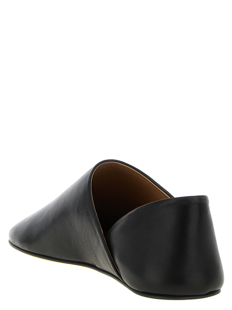 J.W.Anderson Black Lamb Leather Mules - Stylish Comfort