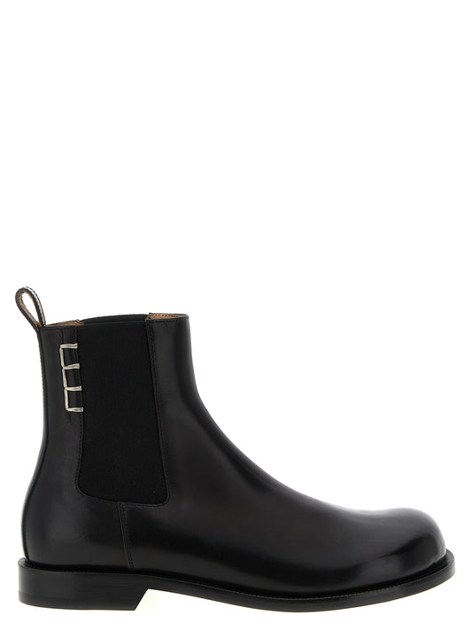 J.W.Anderson Black Calfskin Chelsea Boots for Men