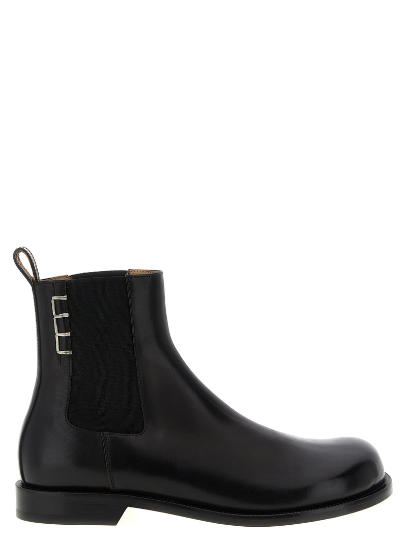 J.W.Anderson Black Calfskin Chelsea Boots for Men