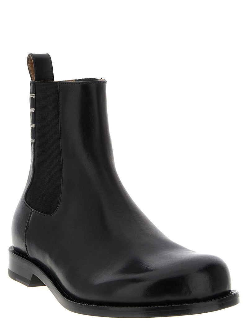 J.W.Anderson Black Calfskin Chelsea Boots for Men