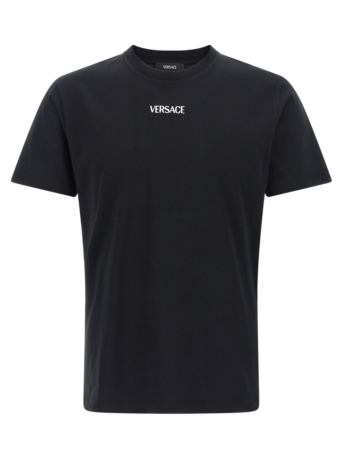 Versace Black Cotton T-Shirt for Men