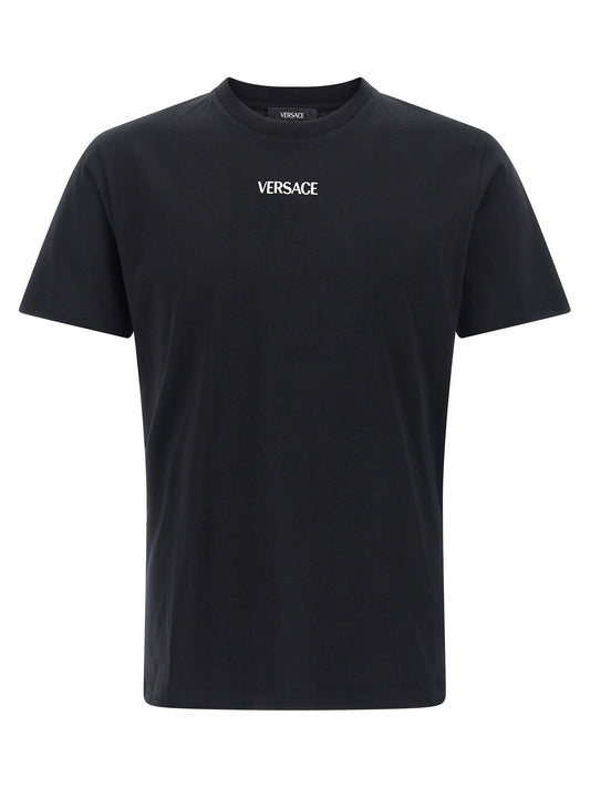Versace Black Cotton T-Shirt - Luxurious Comfort & Style