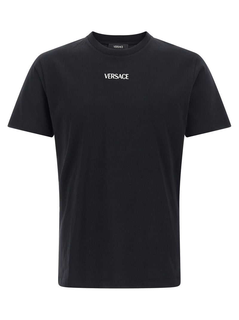 Versace Black Cotton T-Shirt - Luxurious Comfort & Style