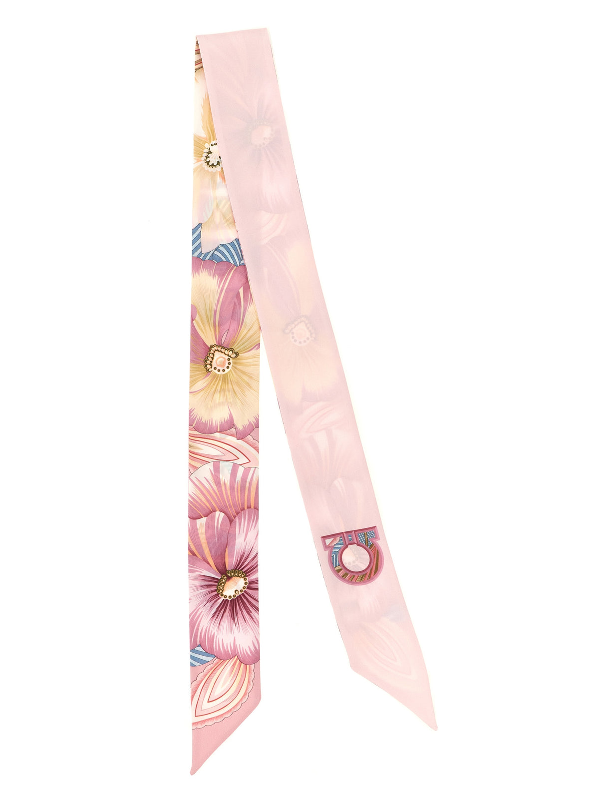 Foulard en soie multicolore Ferragamo