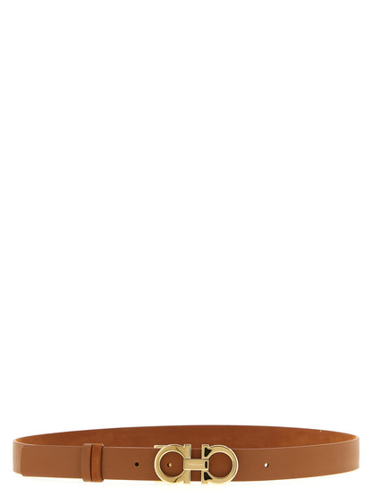 Ferragamo Brown Calfskin Regular Belt