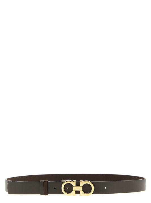 Ferragamo Brown Calfskin Regular Belt