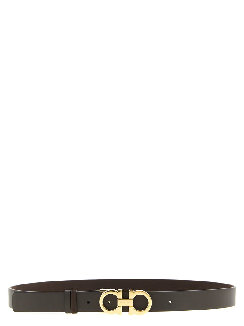 Ferragamo Brown Calfskin Regular Belt