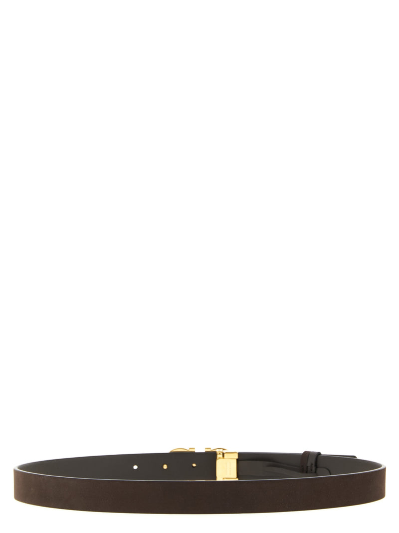 Ferragamo Brown Calfskin Regular Belt