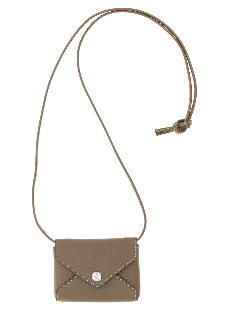 Tory Burch Brown Cowhide Cardholder - Luxury Accessory