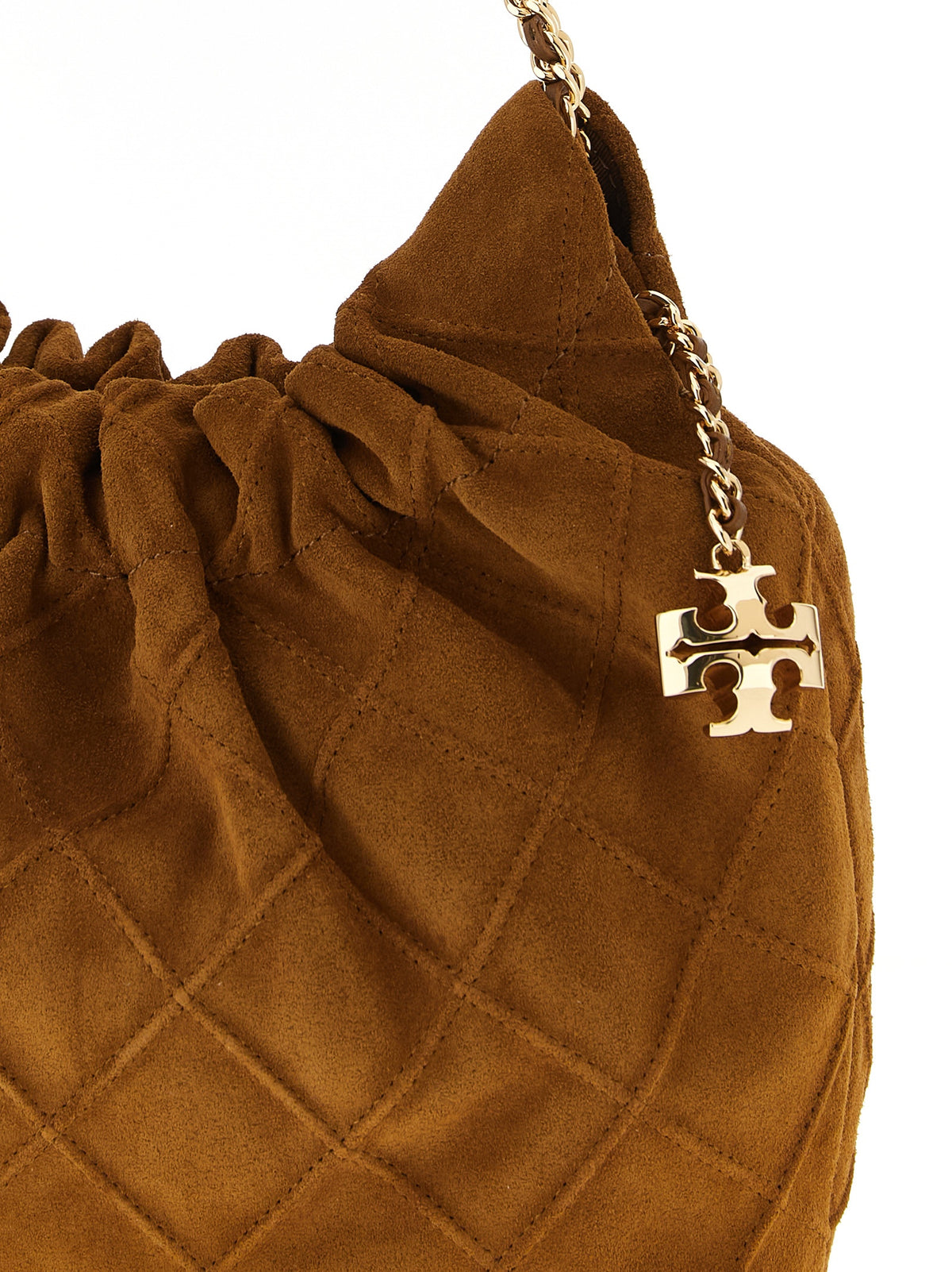 Tory Burch Fleming Mini Brown Bovine Leather Handbag