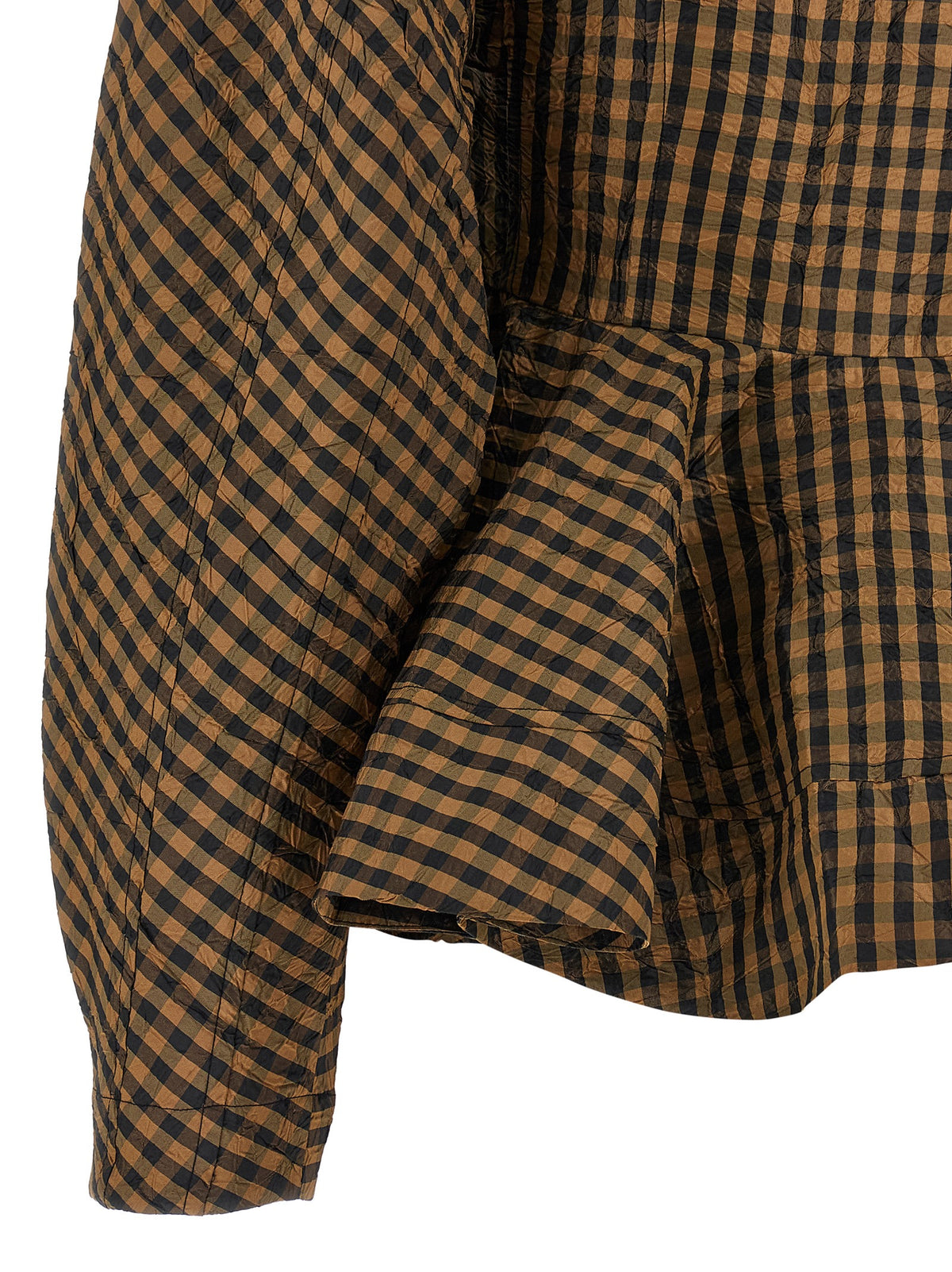 Chemisier Ganni en polyester recyclé marron