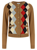 Gilet Ganni en laine beige