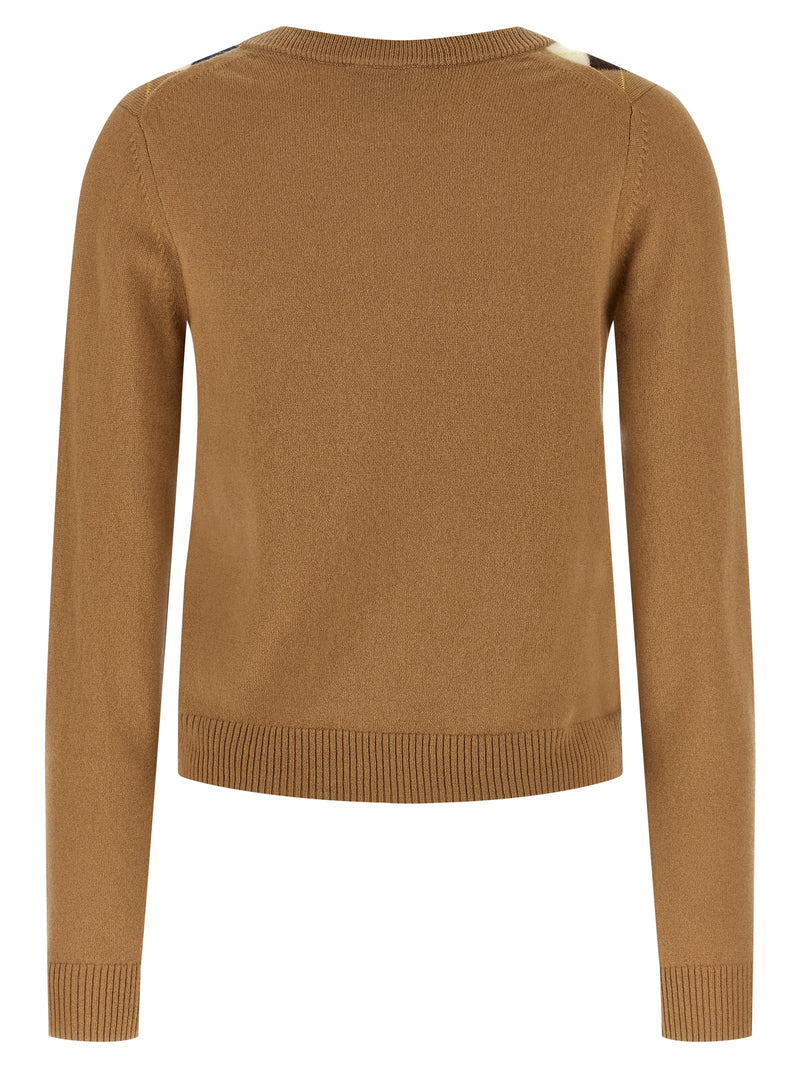 Gilet Ganni en laine beige